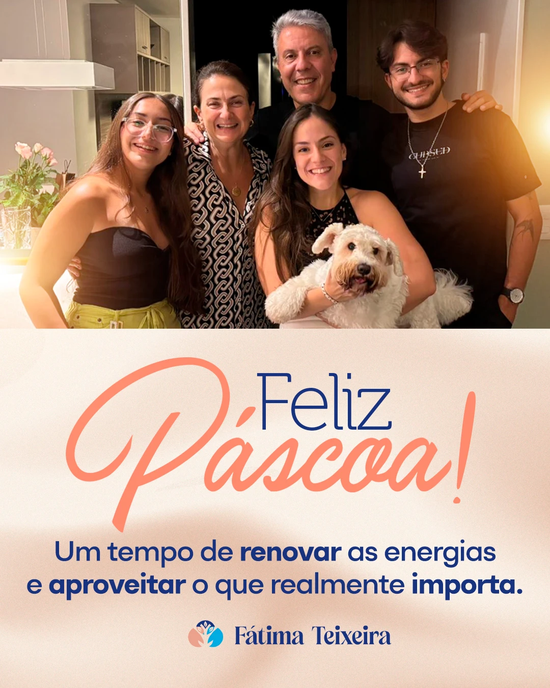 Páscoa é tempo de nutrir o que nos une em família. 